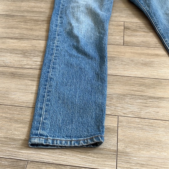 LEVI’s 501 Ankle Jeans Size 26 (L28”), Medium Wash - Picture 6 of 11